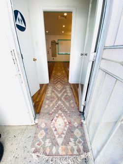 Turkish wool runner 20-24 ft