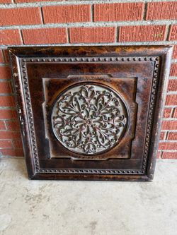 Large 29” x 29” Ornate Old World Tuscan Wall Relief  Decor