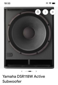YAMAHA DSR118W SUBWOOFER