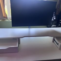 ikea linmon long desk (organizer not included)