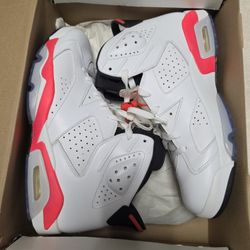 Jordan 6 White Infared Size 12