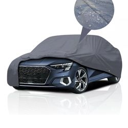 Supreme Waterproof Semi Custom Fit Car Cover for 2004-2018 Audi A6 Sedan  Color Gray  Condition New 