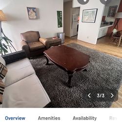 Dark Brown Coffee Table