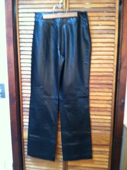 Halogen leather pants