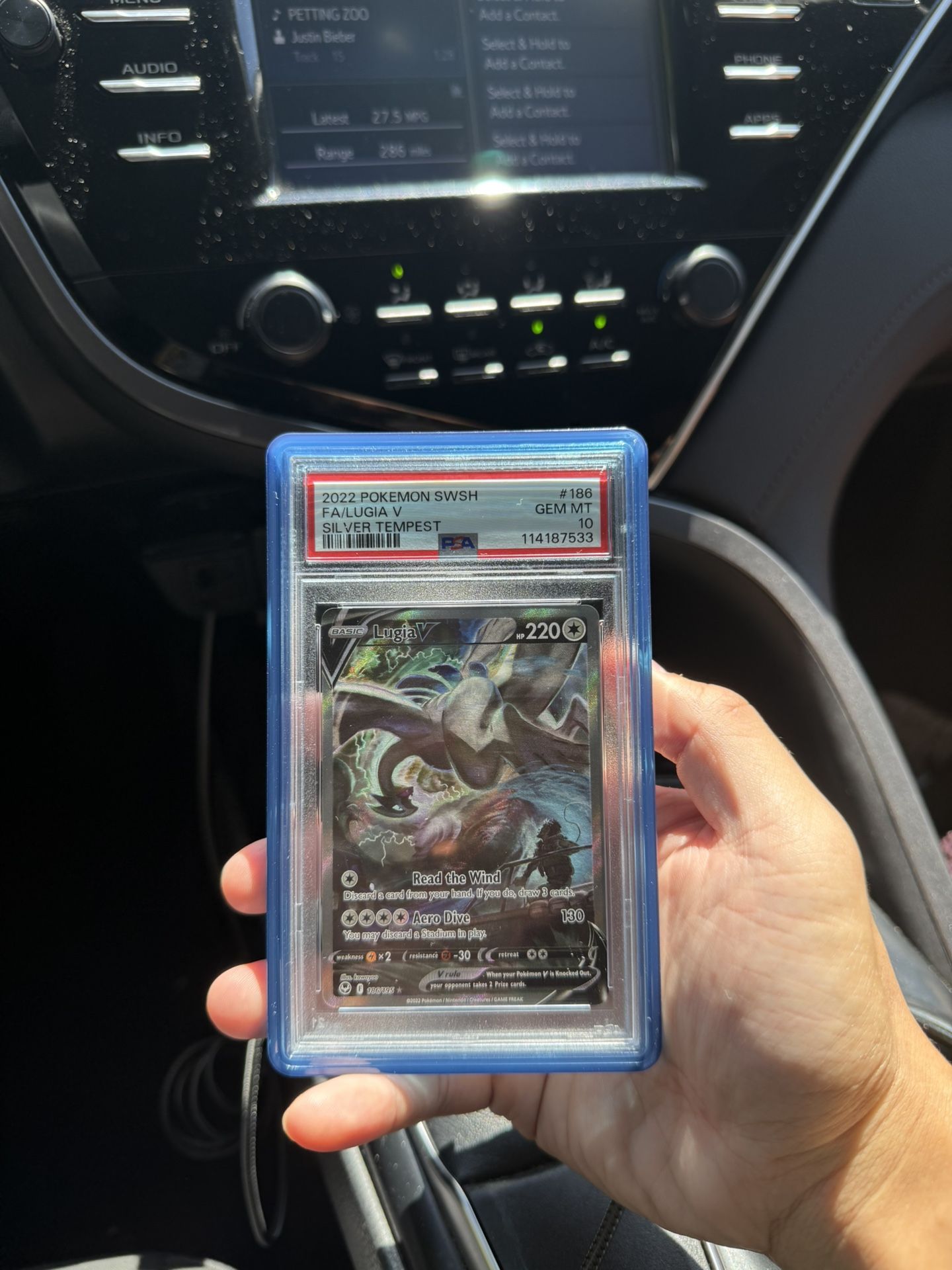 Lugia V Silver Tempest 186 PSA 10