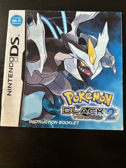 Pokémon Black Version 2 Manual Only