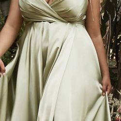 Cinderella Divine Long Prom Formal Dress Satin 