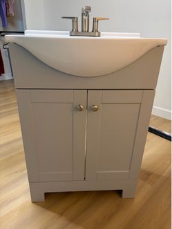 24 Inch Bathroom Vanity and Kohler Faucet