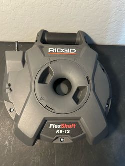 Ridgid FlexShaft K9-12 Wall-to-Wall Drain Cleaning Machine 74978, Gray (READ)
