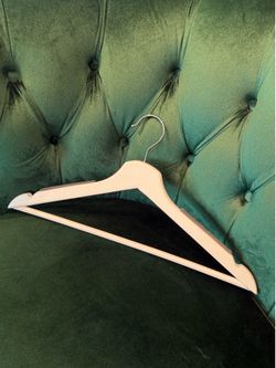 White wood hanger