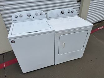Whirlpool washer and electric dryer