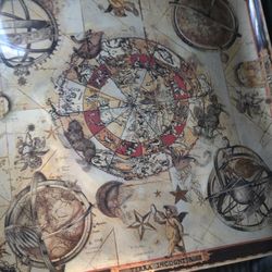 Terra Incognita/Geographica Big 35" Square, Laminated, Published By Phoenix Art Group In 1996