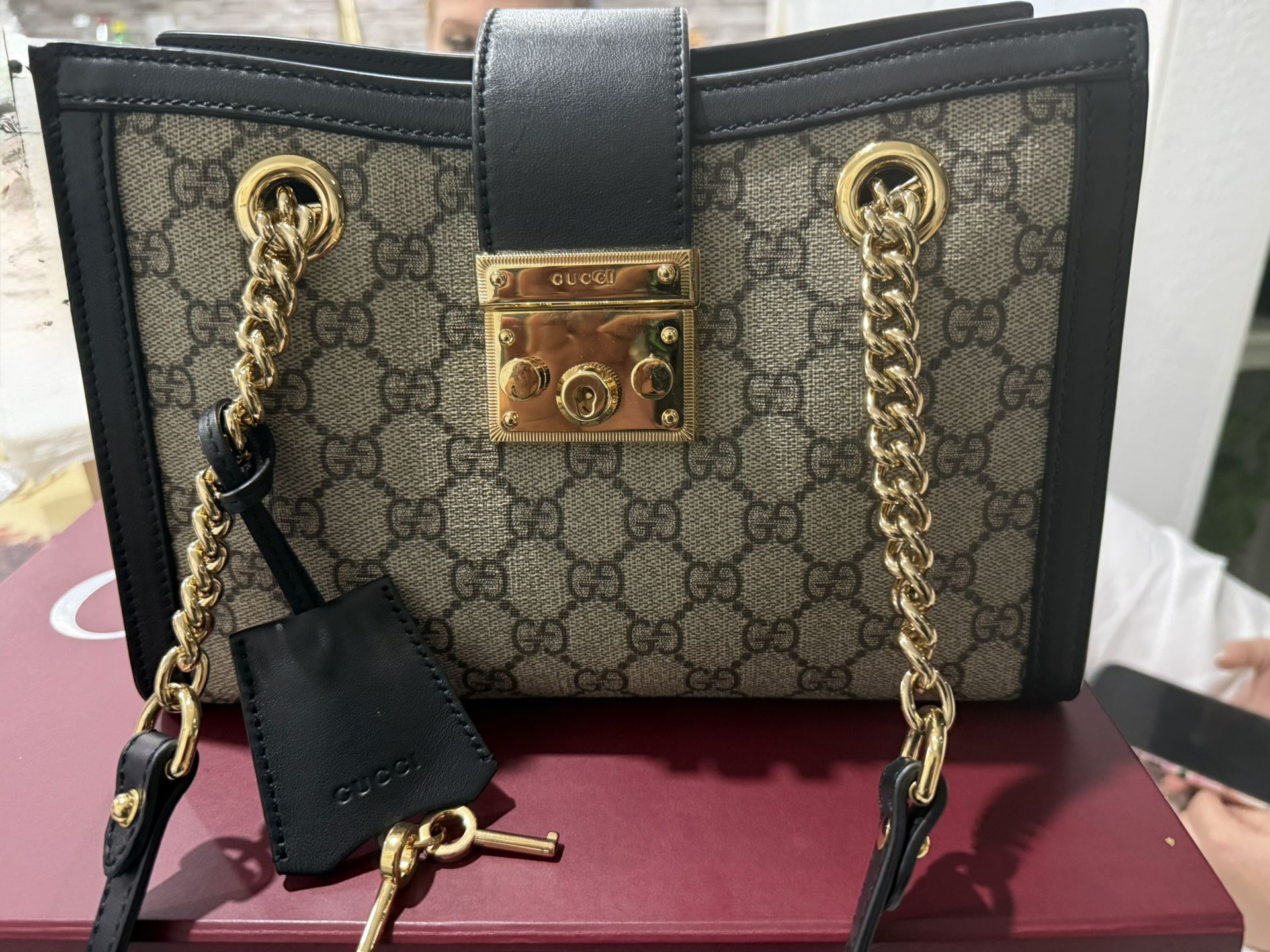 GUCCI Padlock Medium Shoulder Bag