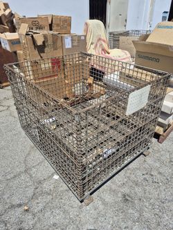 Palletainer Collapsible Wire Container Warehouse Dimensions 40 X 48 X 36