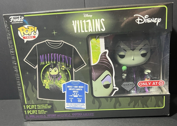 Funko POP! Villains: Maleficent POP & Small T-Shirt - (Target Exclusive) Sealed