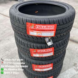 225/40R18 Fullrun New Set of Tires Installed and Balanced Set de Llantas Nuevas Instaladas y Balanceadas