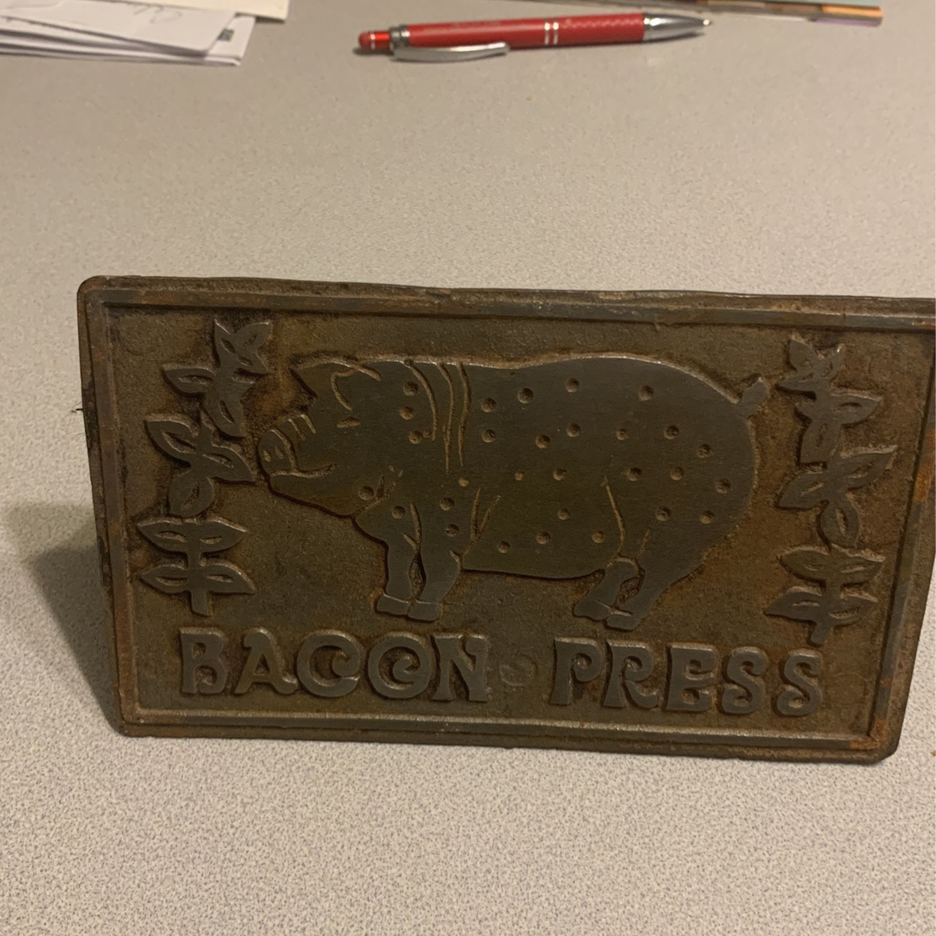 Antique Bacon Press