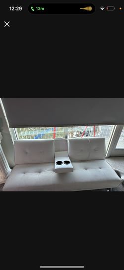 White futon