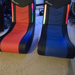 X Rocker Solo Floor Rocker with RGB Lighting