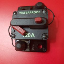 New 120 A Waterproof Circuit Breaker