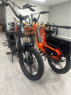 HOVCart cargo e-bike for family and kid with torque sensor grey and orange available