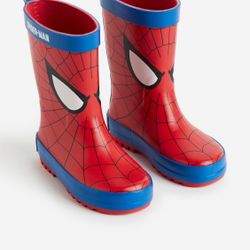 Printed Rubber Boots/Spider Man/ H&M & Gift