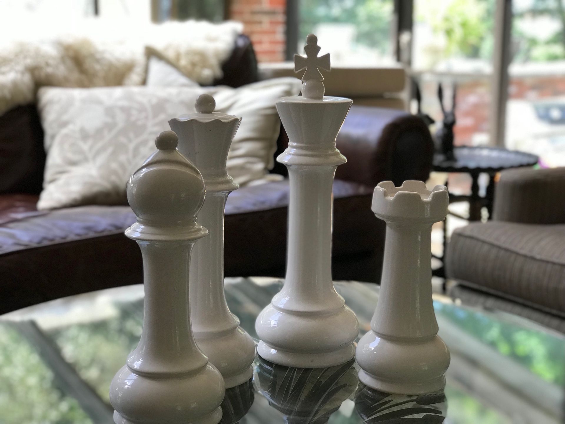 Indoor/Outdoor Chess Pieces (set of four)