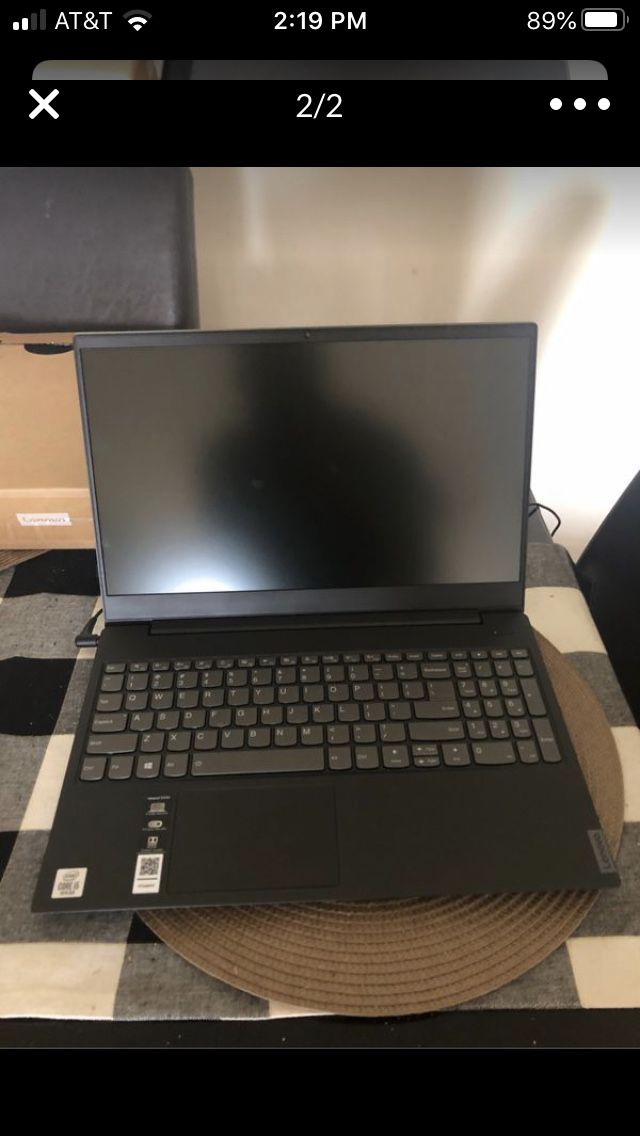 Lenovo IdeaPad S340-15IIL GREAT CONDITION ONLY USED ONCE! RAM: 8GB CPU: INTEL i5 STORAGE: 512GB SSD DISPLAY: 15.6” OS: WINDOWS 10 HOME INCLUDES