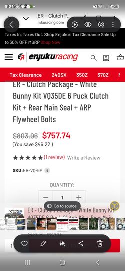 VQ35DE clutch kit