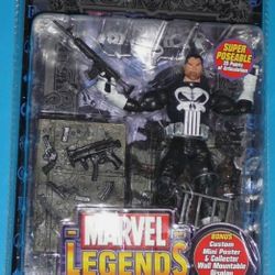 MARVEL LEGENDS THE PUNISHER SERIES IV (4) PUNISHER SILVER FOIL VARIANT PUNISHER