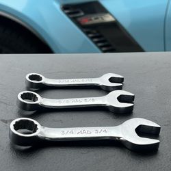 Mac Tools Stubby Wrenches 