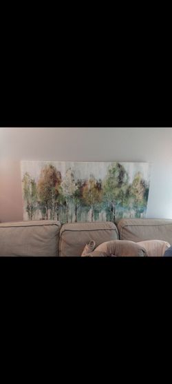 Large living room Forest painting $40