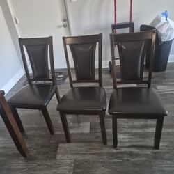 Table 4 Chairs And A Bench 