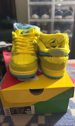 Nike SB Dunk Low Grateful Dead  Opti Yellow Size 8.5 DS
