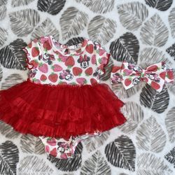 New Disney Baby Girl 0-3 Month’s Outfit 