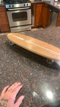 RARE 1960s WHITE ARROW CLAY WHEEL SKATEBOARD THIS OLD OLD SCHOOL original