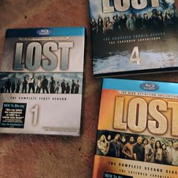 Lost Blue ray DVD Sealed Season 1,2,4