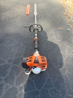 Stihl KM94R with Hedge Trimmer