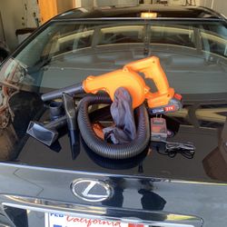 Hand Held High Powered Leaf Blower And Vacuum.