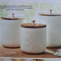 JUEGO DE TRES BOTES WILDFLOWER PRINCESS HOUSE 🌻