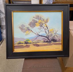 Original 16x20" Sam Hyde Harris Oil Painting Desertscape