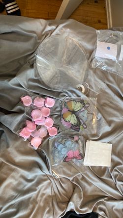 Make flowers activity with butterfly’s