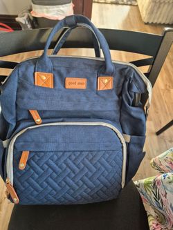 Good Mum Navy Blue Diaper Backpack