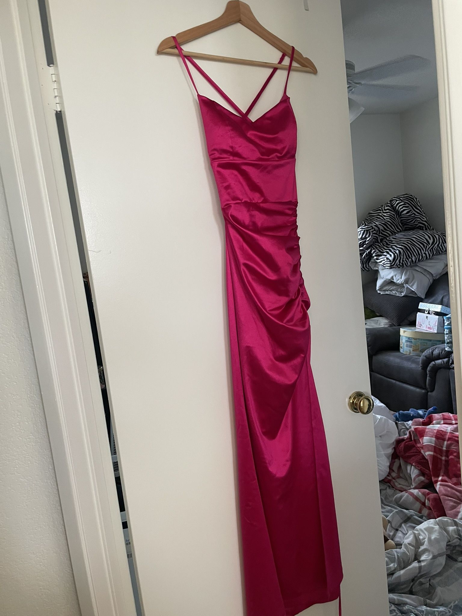 hibiscus prom dress