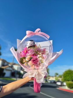 balloon flower bouquets