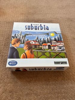 Suburbia Board Game w/inserts. (Strategy game)