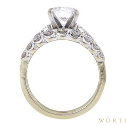 2.64 Tw Diamond Engagement Ring Set 