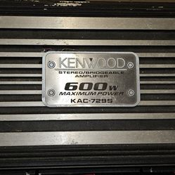 Kenwood 600w Amplifier