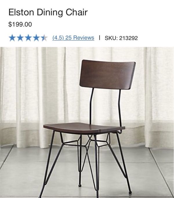 Crate Barrel Galvin Dining Table Set With 6 Chairs For In Crate Barrel Galvin Dining Table Set With 6 Chairs For In Fort Lauderdale Fl Offerup