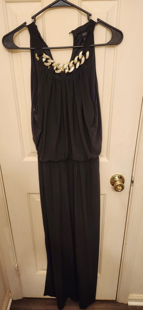 Medium Long Black Dress